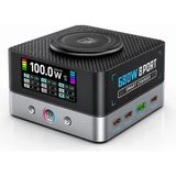 WLX-R8A 680W Gan Pd 3.1 Hızlı Şarj Istasyonu 8 Port Usb-C Laptop MacBook Telefon Tablet Kablosuz - Çok Renkli