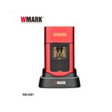 Wmark Ng-Xs1 Vector Motor Tıraş Makinesi Kırmızı | 10000 Rpm, Titanyum Folyo, 150 Dk Kablosuz Kullanım