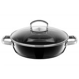 WMF 6053 Siyah Fusiontec Paslanmaz Çelik 28 cm Pilav Tenceresi
