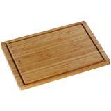 WMF Bambu Kesme Tahtası, 45 x 30 x 1,9 cm, Büyük Boy, Meyve Suyu Oluklu, Et ve Sebze Kesme Tahtası, Bıçak Dostu Yüzey