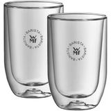 WMF Barista 2 Parça Latte Macchiato Bardağı Seti, 2 Adet 280 ml Çift Cidarlı Cam Bardak, Isıya Dayanıklı, Bulaşık Makinesinde Yıkanabilir
