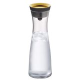 WMF Basic Cam Su Sürahisi, 1 L, Kapaklı, Silikon Kapaklı, Akıllı Kapak Teknolojisi, Altın Renk Kapak