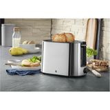 WMF Bueno Çelik 2 Hazneli 6 Isı Ayarlı Gümüş Ekmek Kızartma Makinesi 870 W