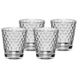 WMF CoffeeTime 4 Parça Su Bardağı Seti, 265 ml, Petek Desenli Kristal Cam Bardak, Tumbler, Kokteyl Bardağı, Isıya Dayanıklı, Bulaşık Makinesinde Yıkanabilir