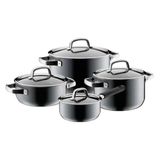 WMF Fusiontec Mineral 4 Parça Platinum Gri Tencere Seti