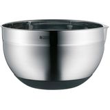 WMF Gourmet Karıştırma Kabı, 24 cm, 4 L, Cromargan® Yüksek Kaliteli Paslanmaz Çelik, 250°C'ye Kadar Isıya Dayanıklı, Kaymaz Tabanlı, Bulaşık Makinesinde Yıkanabilir