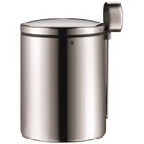 WMF Kult Kahve ve Çay Saklama Kabı, 500 g, Ölçü Kaşıklı, Cromargan® Yüksek Kaliteli Mat Paslanmaz Çelik, Çekirdek Kahve ve Öğütülmüş Kahve İçin, Bulaşık Makinesinde Yıkanabilir