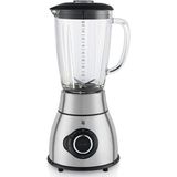 Wmf Kult Pro Power Stand Mikseri 1,8 L, 1400 Watt, 4 Kanatlı Paslanmaz Çelik Bıçak, Cam Sürahi, Cromargan Mat/gümüş - Beyaz