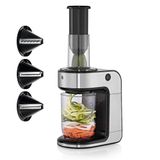 WMF Kult X Elektrikli Spiral Sebze Doğrayıcı, Sebze Spagetti Makinesi, Kabak Spagetti Kesici, 3 Kesme Aparatı ve Hazneli