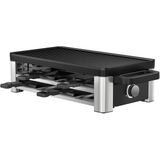 Wmf Lono Selection Raclette Grill 8 Kişilik - Yüksek Kaliteli Cromargan Paslanmaz Çelik, 1500W Güç, Seramik Kaplı Izgara Plakası, 8 Tava Ve Spatula, Sıcaklık Kontrolü Ve Raf