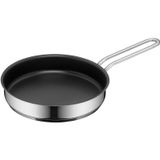 WMF Mini 18 cm Tava, Yapışmaz Kaplamalı, Cromargan® Yüksek Kaliteli Parlak Paslanmaz Çelik, İndüksiyon Uyumlu, Üst Üste Saklanabilir, Küçük Porsiyonlar İçin
