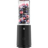 Wmf Mix & Go Touch Smoothie Maker To Go, Taşınabilir Blender ve Kompakt Stand Mikser, 500 W Yüksek Performanslı Blender, Ultra Bıçaklı Paslanmaz Çelik Bıçak, Sızdırmaz, Taşınabilir Içecek Şişesi, Geri - Siyah