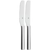 WMF Nuova 2 Parça Kahvaltı Bıçağı Seti, 19,5 cm, Tırtıklı Ekmek ve Sandviç Bıçağı, Cromargan® Yüksek Kaliteli Parlak Paslanmaz Çelik
