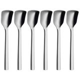 WMF Nuova 6 Parça Dondurma Kaşığı Seti, 14 cm, Cromargan® Yüksek Kaliteli Parlak Paslanmaz Çelik, Bulaşık Makinesinde Yıkanabilir