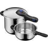 WMF Perfect Plus One Pot Gümüş Çelik 2'li Düdüklü Tencere Seti - Standart