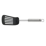 WMF Profi Plus Çevirme Spatulası, 32,2 cm, Isıya Dayanıklı Plastik Uçlu, Cromargan® Yüksek Kaliteli Yarı Mat Paslanmaz Çelik, Yapışmaz Tava ve Tencereler İçin, Bulaşık Makinesinde Yıkanabilir