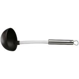 WMF Profi Plus Çorba Kepçesi, 30 cm, Isıya Dayanıklı Plastik Uçlu, Cromargan® Yüksek Kaliteli Yarı Mat Paslanmaz Çelik, Yapışmaz Kaplamalı Tencereler İçin
