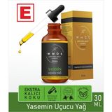 Wmos Yasemin Uçucu Yağ 100 % Saf Esansiyel Uçucu Yağ Aromaterapi Yağı Oda Kokusu Cam Damlalıklı 30ML