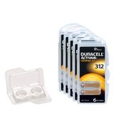 wns-emg-world Duracell Activair işitme cihazı pili Tip 10, 13, 312 ve 675 Set 3: 30x Typ 312 braun 4250822700732