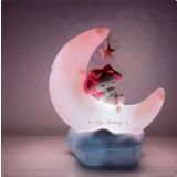 woatcck Kawaii Gece Lambası Sevimli Anime Karakter LED Işık Güzel Lamba Oda Dekor Eşyaları Şarj Edilebilir Masa Lambası Kızlar Çocuklar için Sanat Eseri Dekor (Kutulu MM).
