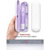 Wober Oral-B Şarjlı Diş Fırçası Saklama Kabı /kutusu, Sadece Pro 1, Vitality ve Starter Serisine Uyumlu-S - Lila