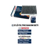 Wobermann + Bosch Opel Insignia 1.4 Turbo Filtre Bakim Seti 2008-2015 3K