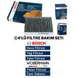 Wobermann + Bosch Vw Passat 1.6 Tdi Filtre Bakim Seti 2009-2010 Cay 4K