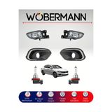 Wöbermann Fiat Egea Sis Farı Seti + Çerçeve ve H11 Ampul %100 Uyumlu