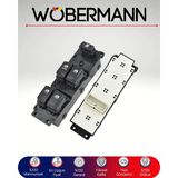 Wöbermann Hyundai İ20 2008-2013 Cam Açma Düğme Paneli | Sürücü Ana Kumanda Ünitesi | Auto Özellikli
