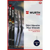 Wöbermann + Würth Toyota Corolla 2006-2018 Muz Silecek Takımı