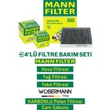 Wöbermann+mann Opel Astra J 1.6 Cdti Filtre Bakım Seti 2014-2017 4k