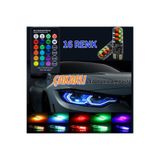 Woca Kumandalı Çakarlı Araç Park Ampulü ( 2 Adet) Rgb Park Stop Ampulü