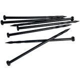WOCHOLL Spiral Naylon Peyzaj Ankraj Çivileri, 25 cm 50 Adet Plastik Bahçe Peyzaj Çivileri, Paver Kenarı için Peyzaj Kenar Kazıkları, Ot Bariyeri, Yapay Çim (50)