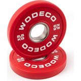 Wodeco Change Plaka Olimpik Kırmızı 2'li Ara Ağırlık Plakası 2,5 kg - Standart