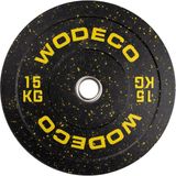 Wodeco Hi-Temp Olimpik Bumper Ağırlık Plakası 15 kg - Siyah - Standart