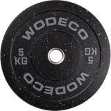 Wodeco Hi-Temp Olimpik Bumper Ağırlık Plakası 5 kg - Siyah - Standart