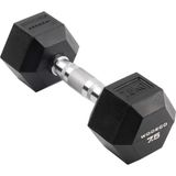Wodeco Rubber Hex Siyah Kauçuk Altıgen Dambıl 7.5 kg - Standart