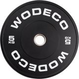 Wodeco Siyah Olimpik Bumper Ağırlık Plakası 5 kg - Standart