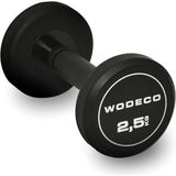 Wodeco Solid Yuvarlak Dambıl 2.5 kg - Siyah - Standart