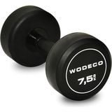 Wodeco Solid Yuvarlak Dambıl 7.5 kg - Siyah - Standart