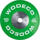 Wodeco Yarışma Tipi Olimpik Bumper Ağırlık Plakası 10 kg - Yeşil - Standart