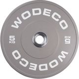 Wodeco Yarışma Tipi Olimpik Bumper Ağırlık Plakası 5 kg - Gri - Standart