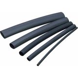 Woer 2.5mm Siyah Makaron 2:1 Daralan Isı Makaron 1 Metre