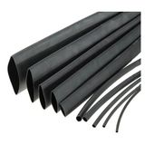 Woer Isı ile Daralan Makaron 38 mm - 1 Metre - Siyah