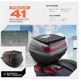 Wogen 41 Litre Premium Sırt Dayamalı Motosiklet Çantası - Nardo Gri - 1405 006