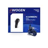 WOGEN KORUMALI SİYAH KARBON DİZLİK (MOTOSİKLET)