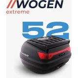 Wogen Motosiklet Arka Çantası 52 Lt Üst Bagaj + Sırt Dayama Siyah