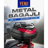 Wogen WG39 Sırt Dayamalı Premium Metal Bagajlı Çanta (Siyah)