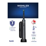 Wohler 3 Modlu Değiştirilebilir Başlıklı Şarj Edilebilir Elektrikli Diş Fırçası - Siyah