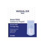 Wohler Baby Süt Saklama Poşeti 25'li
